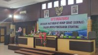 Cegah Stunting, TP PKK dan Dinkes OKUT Gelar Aksi Optimalisasi Germas