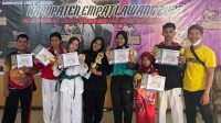 Kejuaraan Bupati Cup Empat Lawang, Atlet Taekwondo Banyuasin Borong Enam Emas