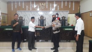 Kapolsek Tebing Tinggi Empat Lawang, Hadiri Sidang Praperadilan di  Pengadilan Negeri Lahat