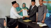 Masrodi.MN Lantik 26 Ketua RT, 5 Ketua Adat, 1 Kadus dan 11 Linmas untuk Desa Lebung