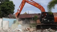 Amankan Aset Negara Drivre lll Tertibkan 20 Rumah 54 Kios Di Wliayah, Prabumulih Dan Lahat, Muara Enim