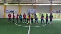 Tim Lapas Muara Enim Menangkan Pertandingan Perdana pada Turnamen Futsal HUT Bhayangkara Ke – 76 Tahun