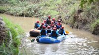 PTBA Gandeng Tripika Gelar Aksi Bersih Sampah Sungai Enim