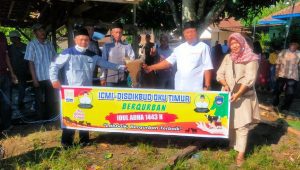 Disdikbud OKU Timur Gandeng ICMI Salurkan Hewan Qurban