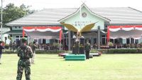 Dandim 0430/Banyuasin Gelar HUT TNI Ke-77, Letkol Agus Suwanto Sebagai Pimpinan Upacara