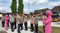 Kapolres OKU Timur Bersama Ibu Ketua Bhayangkari Kunjungan Kerja ke Polsek Belitang III