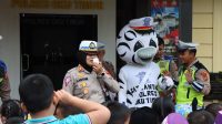 Sat Lantas Polres OKU Timur Polda Sumsel Berikan Edukasi Berlalu Lintas Sejak Usia Dini