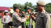 Gelar Pasukan Ops Lilin Musi 2022 Polres OKU Timur Polda Sumsel