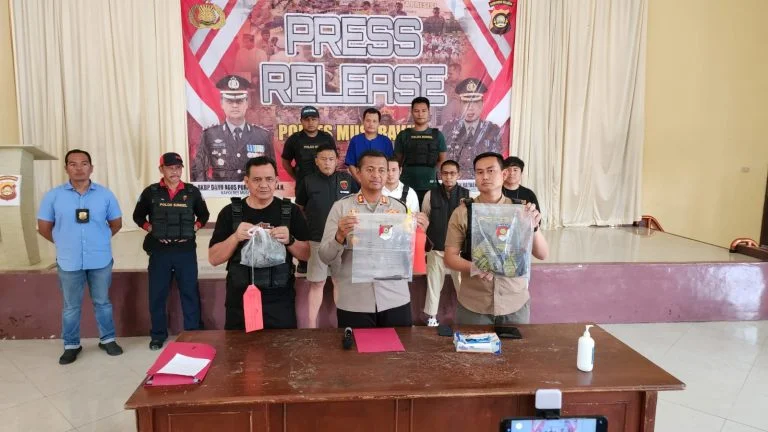 Satreskrim Polres Mura Tangkap Pelaku Pembunuhan Anggota PKD Karang Panggung