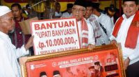 Bupati Banyuasin Dan Wabup Lanjutkan Safari Ramadhan Ke Desa Upang Ceria Kecamatan Muara Telang