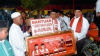 Bupati Banyuasin Dan Wabup Lanjutkan Safari Ramadhan Ke Desa Upang Ceria Kecamatan Muara Telang