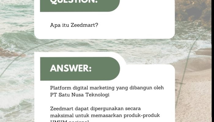 Dukung UMKM, SMSI Sumsel Bekerja Sama Dengan PT Satu Nusa Luncurkan Aplikasi Zeed Mart