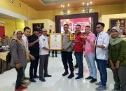 Ucapkan Selamat Datang Kepada Kapolres AKBP Ferly Rosa Putra, SMSI Banyuasin Berikan Penghargaan dan Ucapan Terima Kasih Kepada AKBP Imam Safi’i