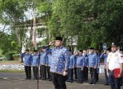 Sekda Banyuasin Sampaikan Pesan Bupati dalam Apel Gabungan