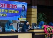 Hadiri Pertemuan Rutin,Ketua TP PKK OKU Timur dr. Sheila Sampaikan Hasil Rakornas