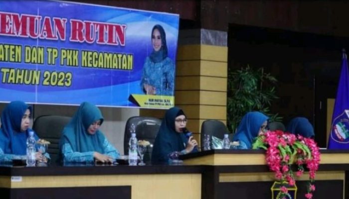 Hadiri Pertemuan Rutin,Ketua TP PKK OKU Timur dr. Sheila Sampaikan Hasil Rakornas
