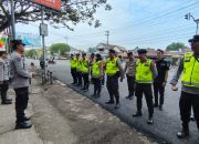 Polres Muara Enim Melaksanakan Pengamanan Kampanye di Tugu Pahlawan