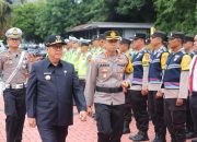 Polres Muara Enim Apel Gelar Pasukan Operasi Lilin Musi 2023