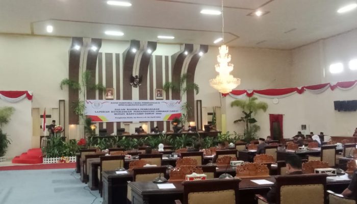DPRD Kabupaten Banyuasin Laksanakan Rapat Paripurna I Masa Persidangan II Bahas LKPJ Bupati Banyuasin tahun 2023