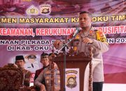 Wujudkan Pilkada Aman, Damai dan Kondusif, Kapolres OKUT Tegaskan Semua Pemangku Kebijakan Jangan Coba-Coba Bermain Diluar Koridor SOP