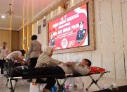 Peringati Hari Jadi Humas Polri, Polres OKU Timur Gelar Donor Darah