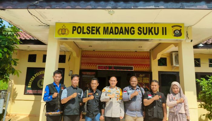 Polsek Madang Suku II Sambut Baik Kedatangan Panwascam, Jaga Stabilitas Keamanan, Ciptakan Pilkada Kondusif