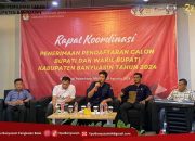 KPU Banyuasin Gelar Rakor Persiapan Penerimaan Pendaftaran Pilkada