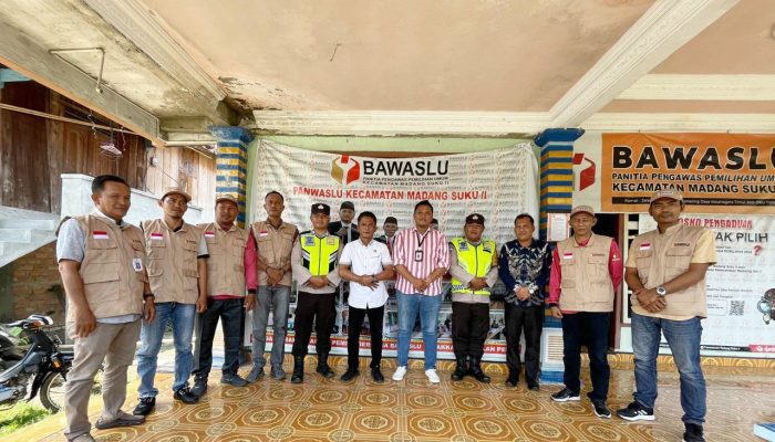 Pastikan Rangkaian Pilkada Aman Kondusif, Polsek MDS II Patroli dan Sambangi Kantor Badan Pengawas Pemilu Kecamatan