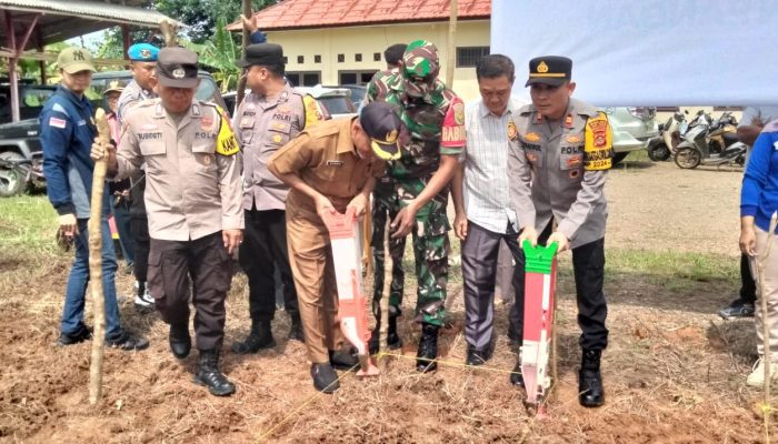 Polsek MDS II Launching Gugus Tugas Polri Dukung Ketahanan Pangan