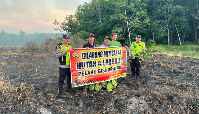 Polsek MDS II Gelar Mitigasi, Himbau Masyarakat Cegah Karhutla