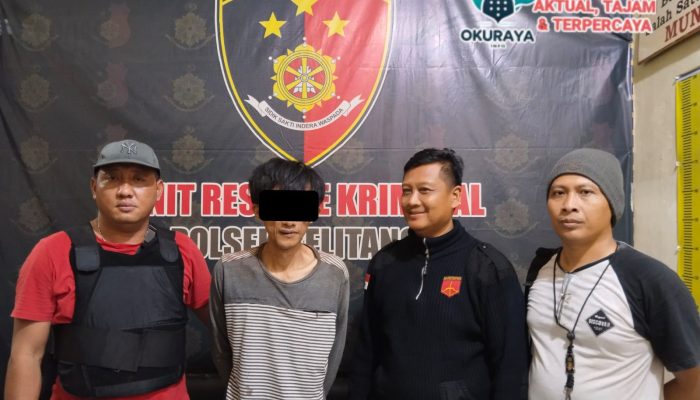 Satu dari Tiga Pelaku Curas di OKU Timur Diciduk Polsek Belitang I