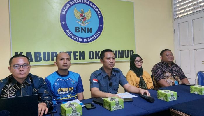 BNN Kabupaten OKU Timur Gelar Press Release Akhir Tahun, Ini Hasilnya!