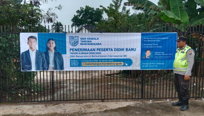 Telah di Buka! Polsek Madang Suku II Sosialisasikan Penerimaan Peserta Didik Baru SMA Taruna Bhayangkara