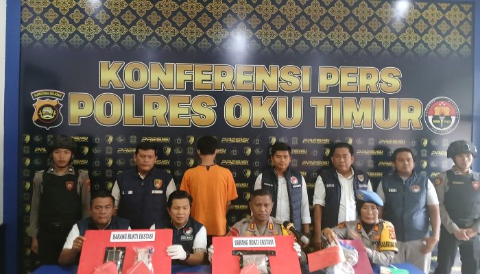 Hadirkan Pelaku DS dan Barang Bukti Ratusan Butir Ekstasi ke Publik, Kapolres : Ini Bentuk Transparansi Kami