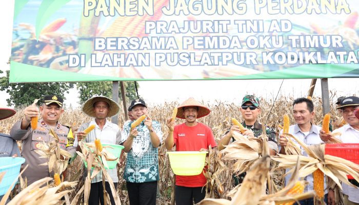 Puslatpur Kodiklatad Gelar Panen Raya Jagung Perdana, Ini Kata Bupati!