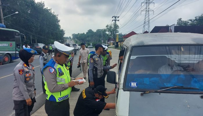 Satlantas Polres OKU Timur Cek Kesehatan Pengemudi Hingga Tes Urine, Ini Kata Kasat!