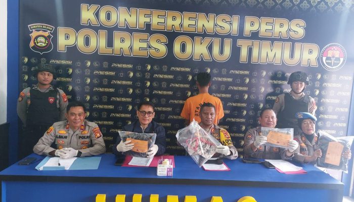 Unit Reskrim Polsek Cempaka Polres OKU Timur Ringkus Pelaku Pembunuhan Agus Cik, Ini Motifnya!