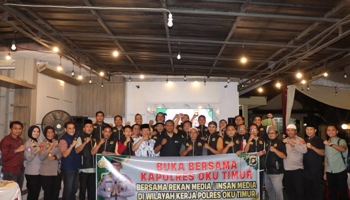 Polres OKU Timur Ajak Insan Pers Buka Puasa Bersama, Ini Kata Kapolres!