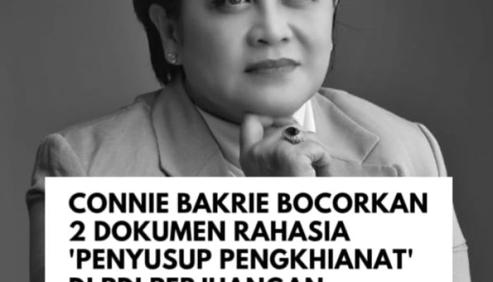 Connie Bakrie Bocorkan Dokumen Rahasia dan Berbahaya ‘Penyusup-Pengkhianat’ di PDIP, Arsip Nomor 16 Ada Nama Kapolri!