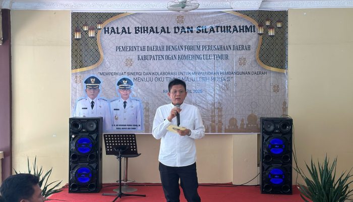 Perkuat Sinergi Guna Mewujudkan Pembangunan Daerah, Pemkab OKUT dan Forum CSR Gelar Halal Bihalal