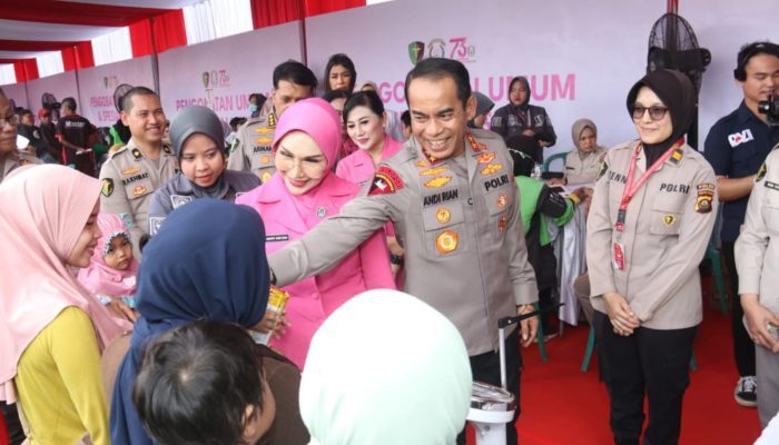Peringati Hari Bhayangkara ke- 79, Polda Sumsel Gelar Kegiatan Bakti Kesehatan