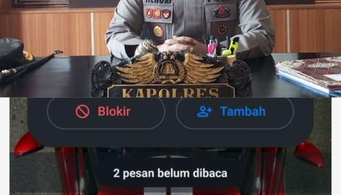 Beredar Modus Penipuan Mengatasnamakan Kapolres Manggarai Melalui Pesan WhatsApp, AKBP Hendri Syaputra: Jangan percaya! 