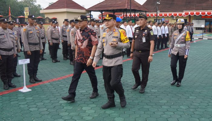 Tertibkan Lalulintas Demi Terwujudnya Indonesia Emas, Polres OKU Timur Gelar Oprasi Patuh Musi 2025, Ini Sasaranya!