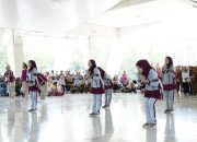 Ikuti Lomba Senam Spektakuler, Tim Diskominfo OKUT Tampil Kompak hingga Raih Apresiasi