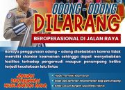 Satlantas Polres OKUT Himbau Pengendara Sepeda Listrik Wajib Pakai Helm, Odong-Odong Dilarang Beroperasi di Jalan Raya