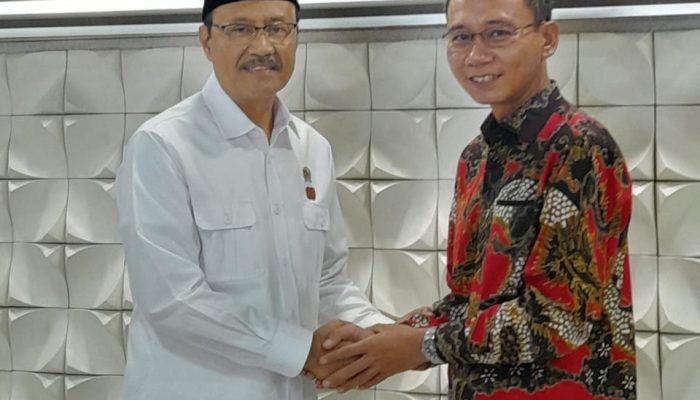 Bentuk Keseriusan terhadap Usul Pendirian Sekolah Gratis, Wabup Yudha Langsung Beraudiensi Bersama Mensos dan Wamensos
