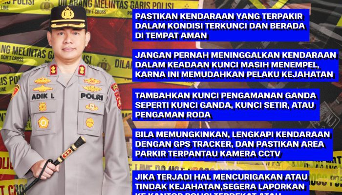 Cegah Aksi Kejahatan, Kapolres OKU Timur Himbau Masyarakat untuk Waspada, Ingatkan Personel untuk Rutin Patroli