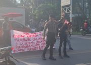 Aliansi Geram Geruduk Mapolda Sul Sel, Desak Kapolda Tutup Tambang Galian C di Takalar