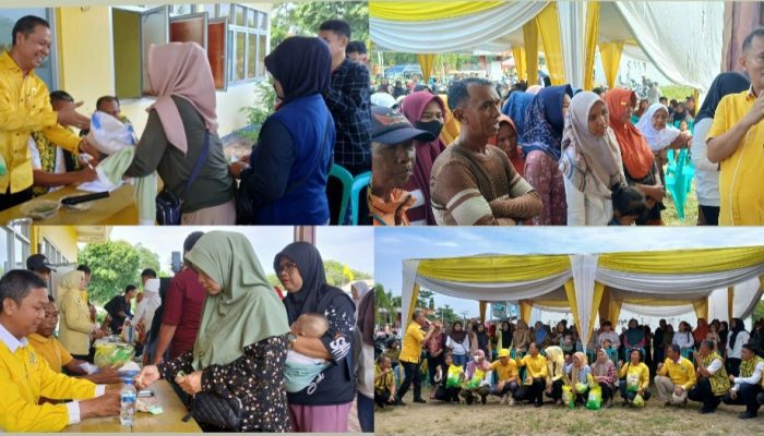 Golkar OKU Timur Gelar Pasar Murah, Wujud Kepedulian terhadap Masyarakat dengan Harga Sembako Terjangkau