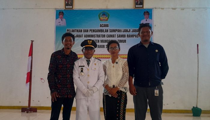 Teopilus Tahu,S.IP Camat Sambirampas yang baru dilantik mampu menyelesaikan masalah petani dan nelayan dalam pengambilan rekomendasi
